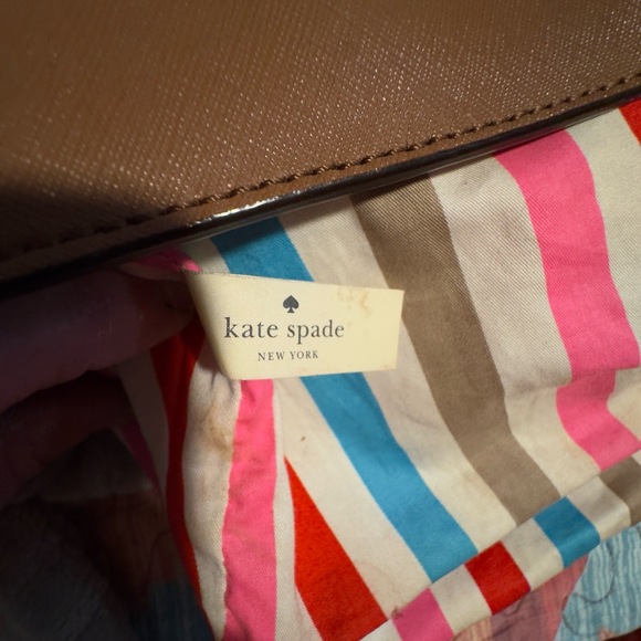 Kate Spade New York Newbury Lane Womens Toasted Almond Structured Top Handle Pur - Picture 9 of 16